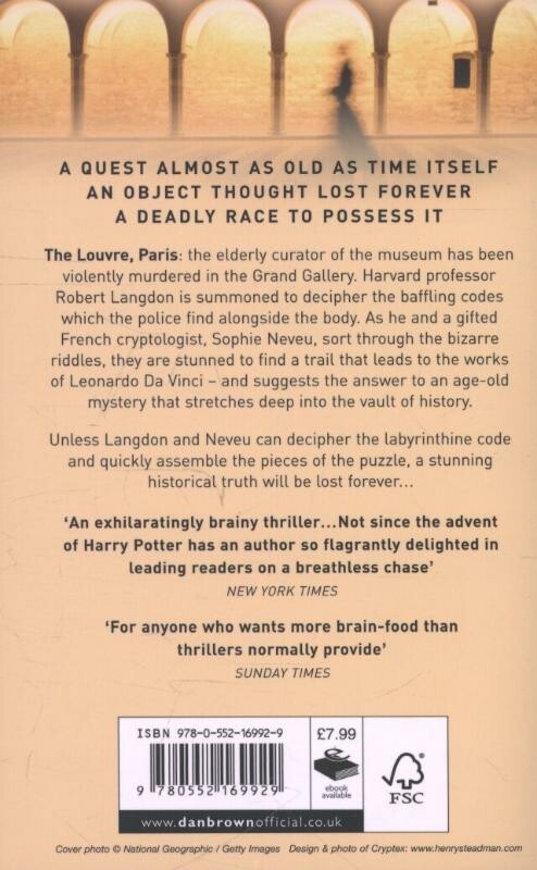 The Da Vinci Code / Robert Langdon / 2 achterkant
