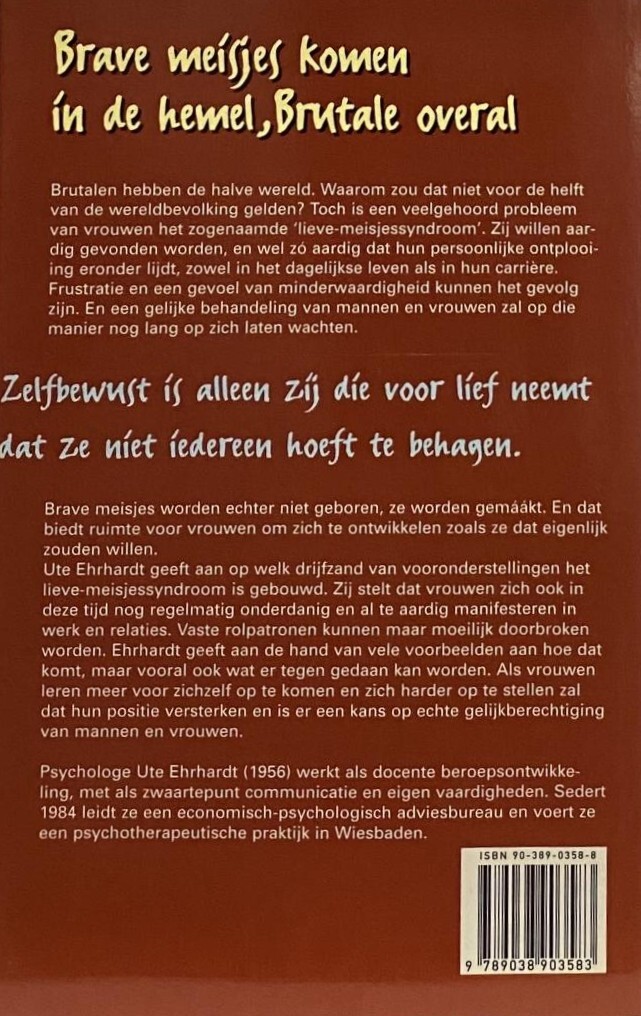 BRAVE MEISJES KOMEN IN HEMEL - BRUTALE achterkant