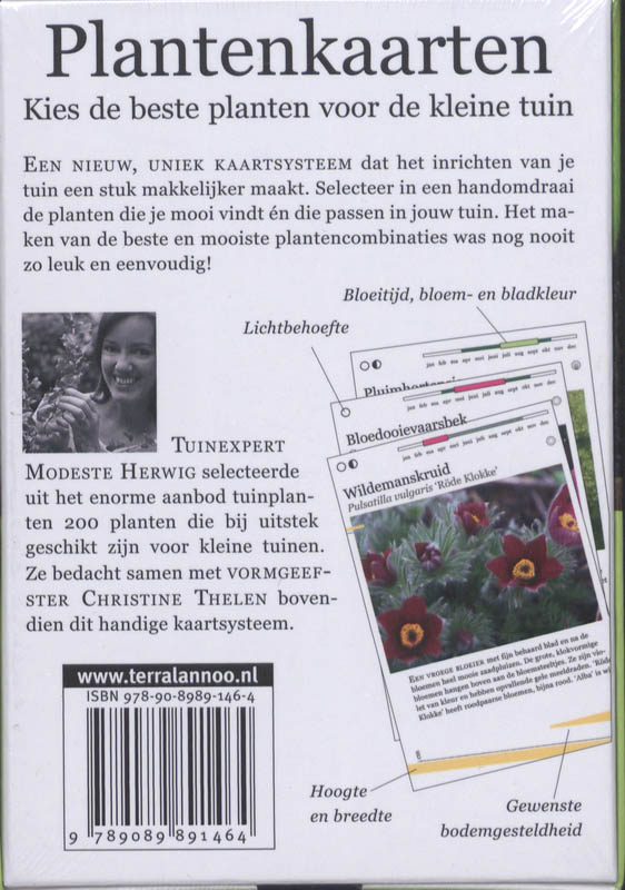 Plantenkaarten achterkant