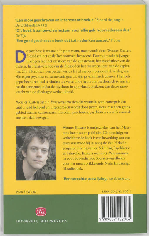 Pure waanzin Pure waanzin achterkant