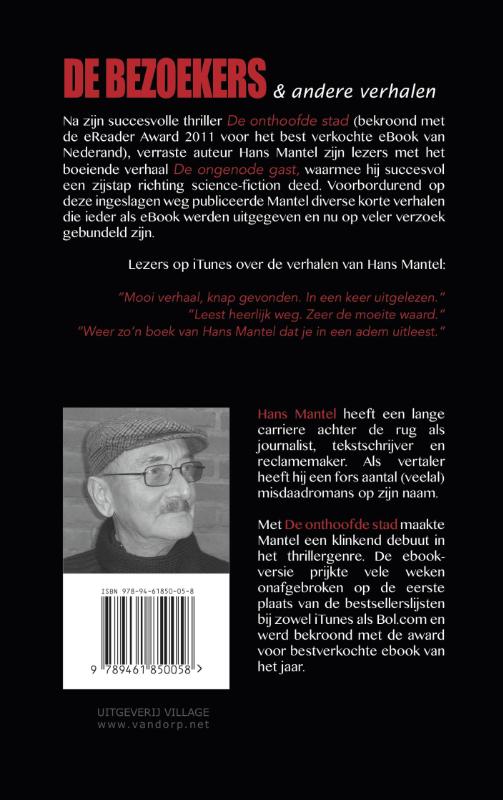 De bezoekers & andere SF-verhalen achterkant