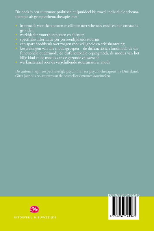 Therapieboek schematherapie achterkant