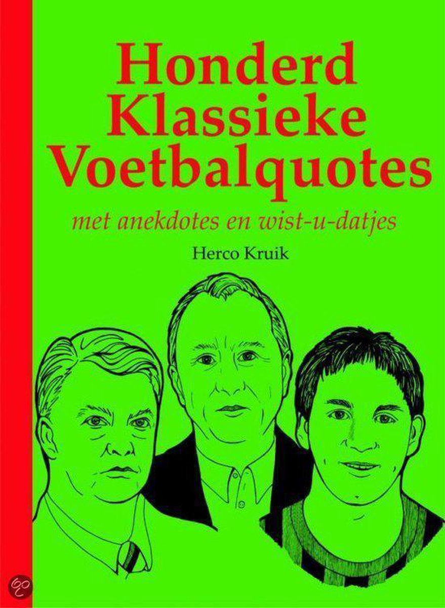boekenbalie_9789081681643_cover Honderd klassieke voetbalquotes / Quoteboekjes