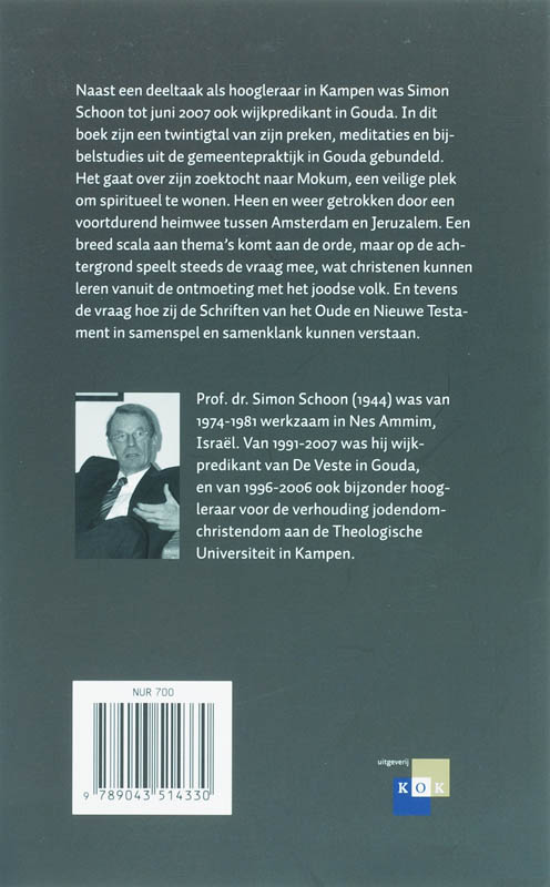 Tussen Mokum En Jeruzalem achterkant