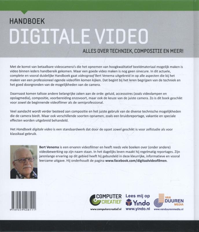 Handboek digitale video achterkant