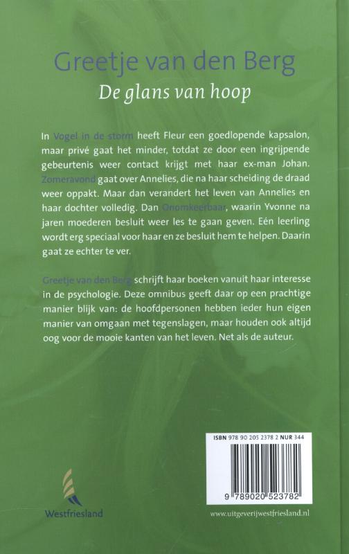 De glans van hoop De glans van hoop achterkant