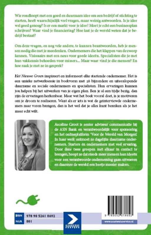 Het nieuwe groen Het nieuwe groen achterkant