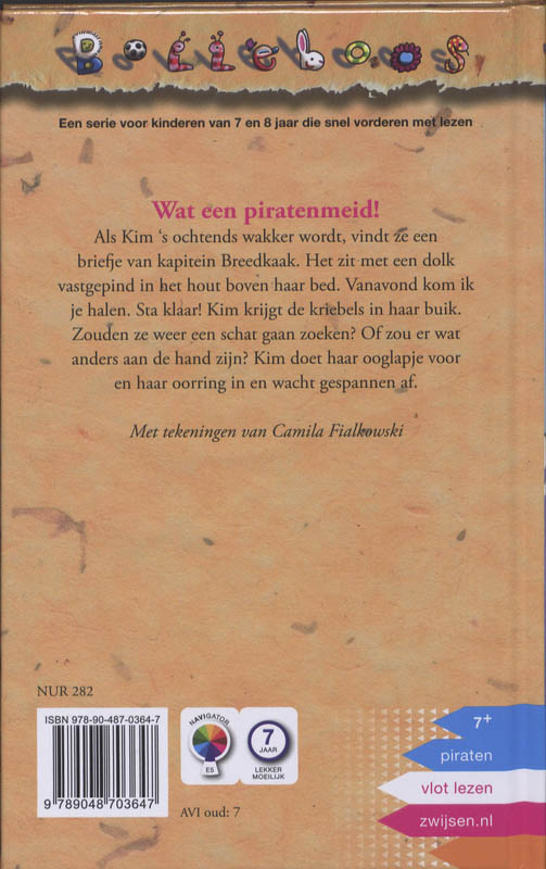 Wat een piratenmeid! / Bolleboos Wat een piratenmeid! / Bolleboos achterkant