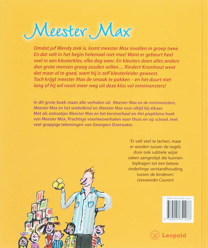 Het grote boek van Meester Max achterkant