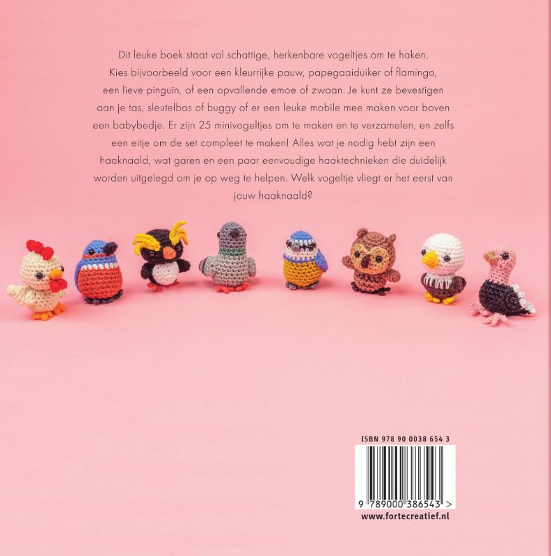 Minivogeltjes haken achterkant