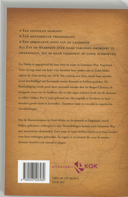 Verduisterde schatten / Zuid-Afrikatrilogie / 1 Verduisterde schatten / Zuid-Afrikatrilogie / 1 achterkant