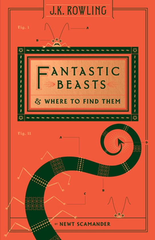 J.K. Rowling Fantastic Beasts And Where To Find Them (Hogwarts Library Book)