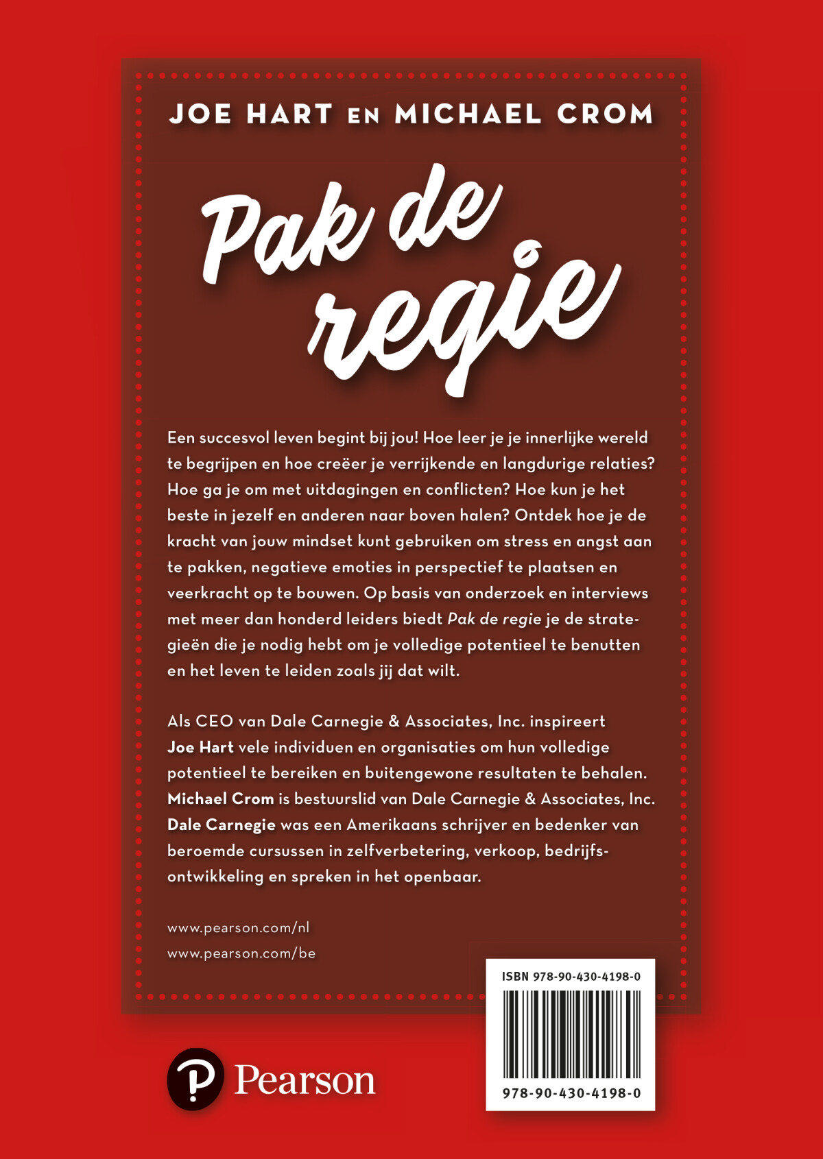 Pak de regie achterkant