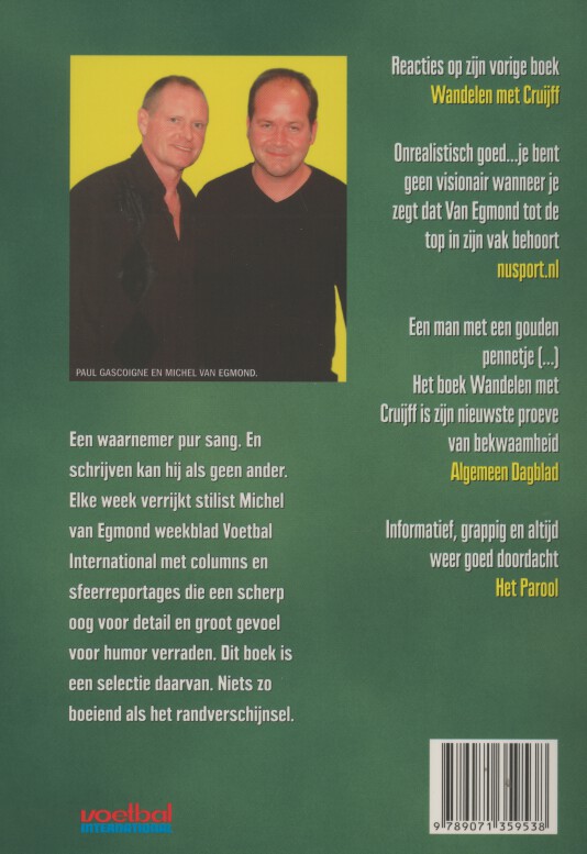 Een avond met Paul Gascoigne achterkant