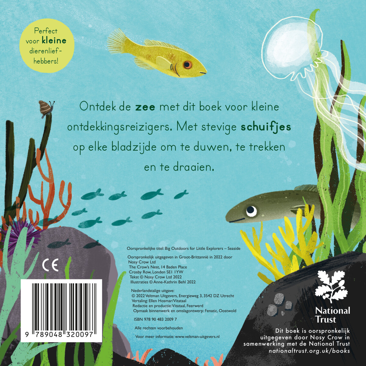 In de zee / Voor kleine ontdekkingsreizigers achterkant