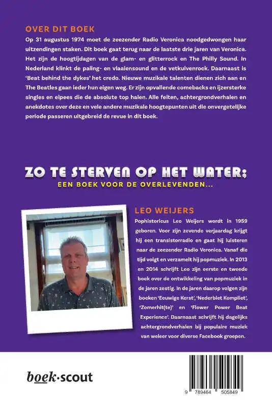 Zo te sterven op het water achterkant