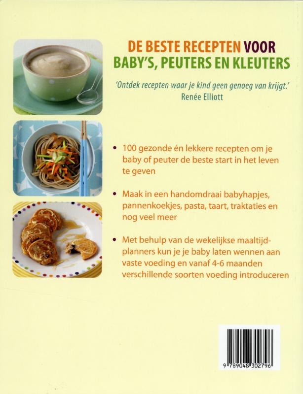 De beste recepten voor baby's, peuters en kleuters achterkant