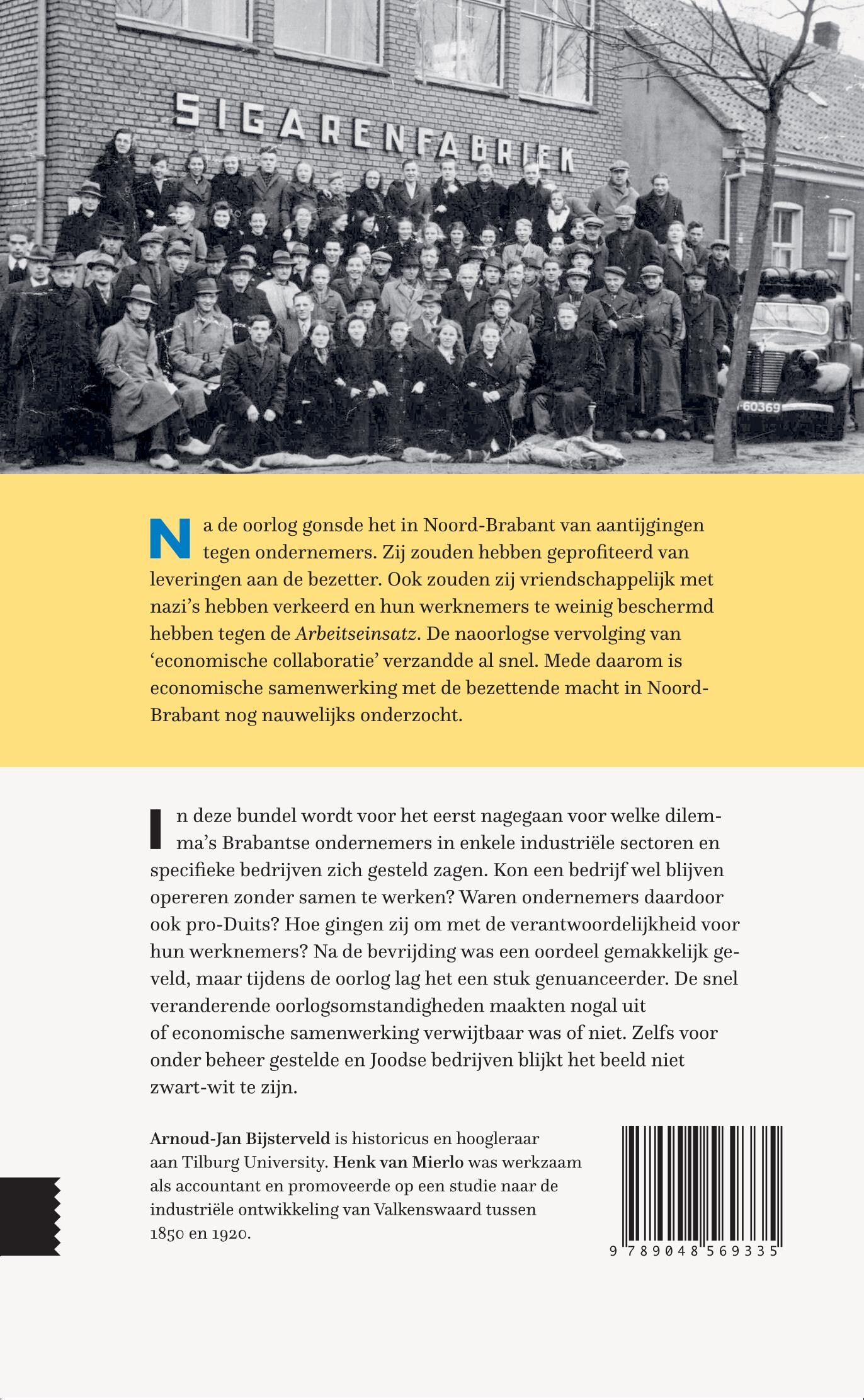 Ondernemen in oorlogstijd / Zuidelijk Historisch Contact achterkant