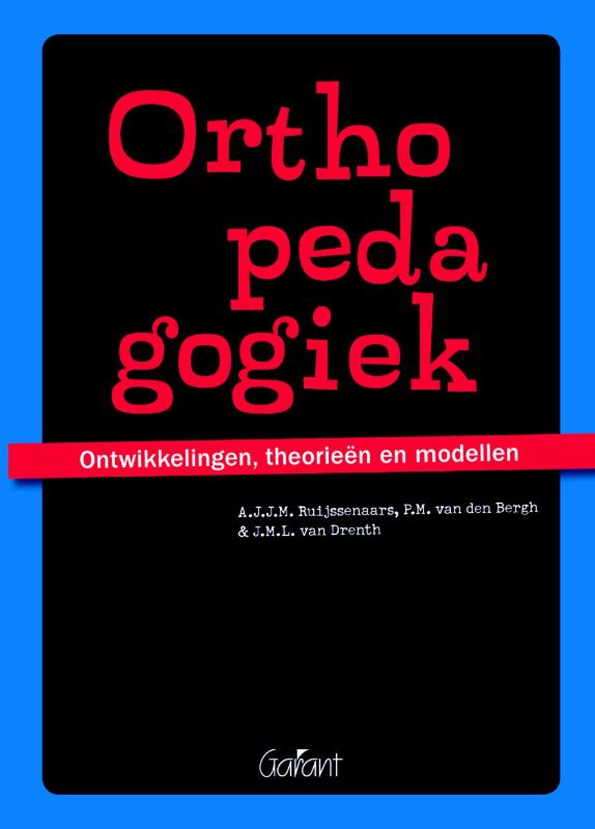 boekenbalie_9789044128956_cover Orthopedagogiek. / Kop-Serie / 32