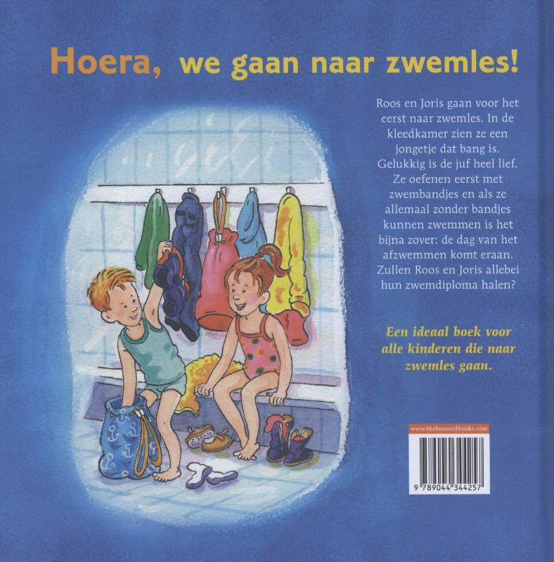 Hoera, we gaan naar zwemles! achterkant