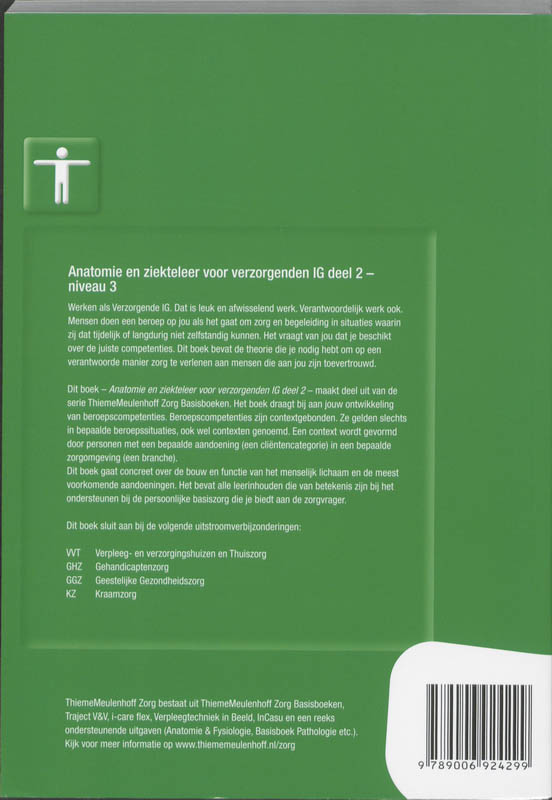 Anatomie en ziekteleer voor verzogenden IG Basisboek deel 2 achterkant