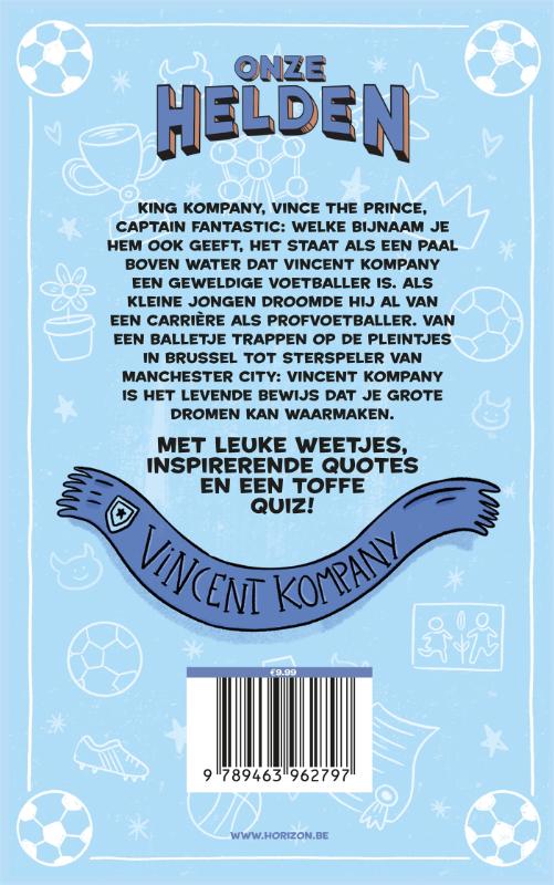Onze helden: Vincent Kompany achterkant