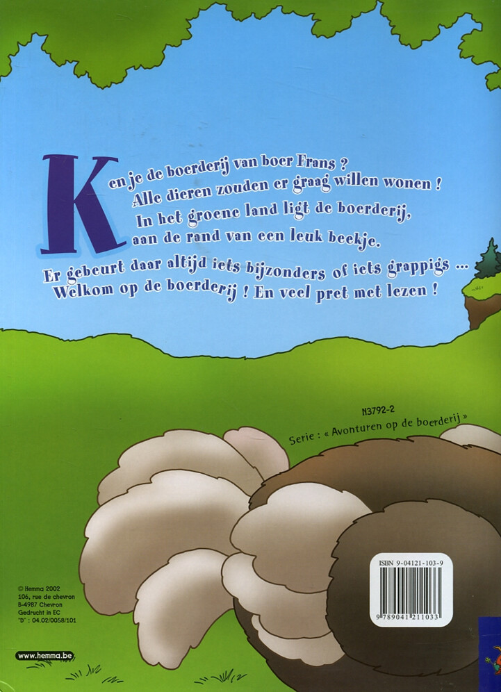 NIEUWE AVONTUREN OP DE BOERDERIJ / AVONTUREN OP DE BOERDERIJ NIEUWE AVONTUREN OP DE BOERDERIJ / AVONTUREN OP DE BOERDERIJ achterkant
