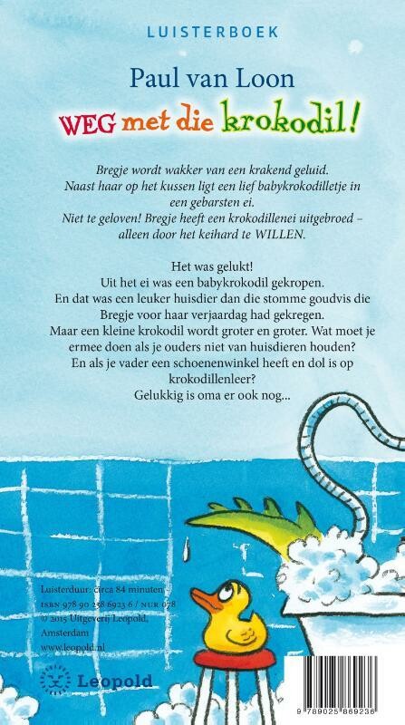 Weg met die krokodil! / De bende van Leopold achterkant