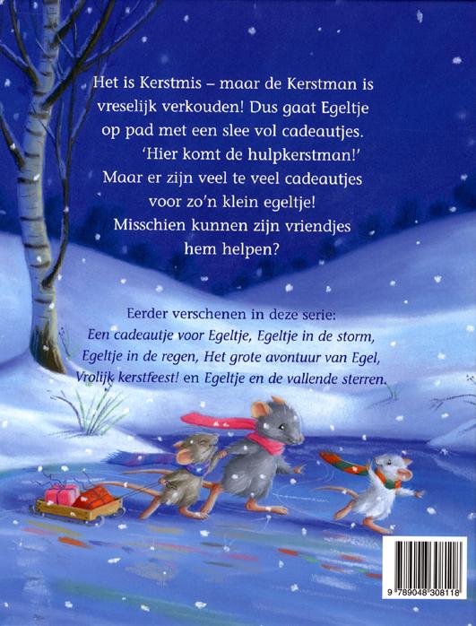 Egeltje viert Kerstmis achterkant