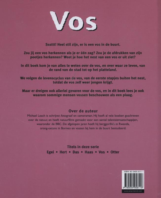 Vos / Dieren om ons heen achterkant