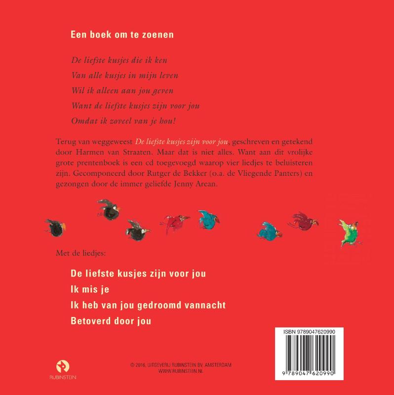 De liefste kusjes zijn voor jou achterkant