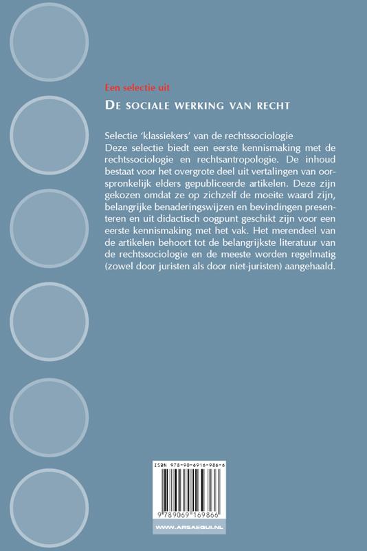 De sociale werking van recht achterkant