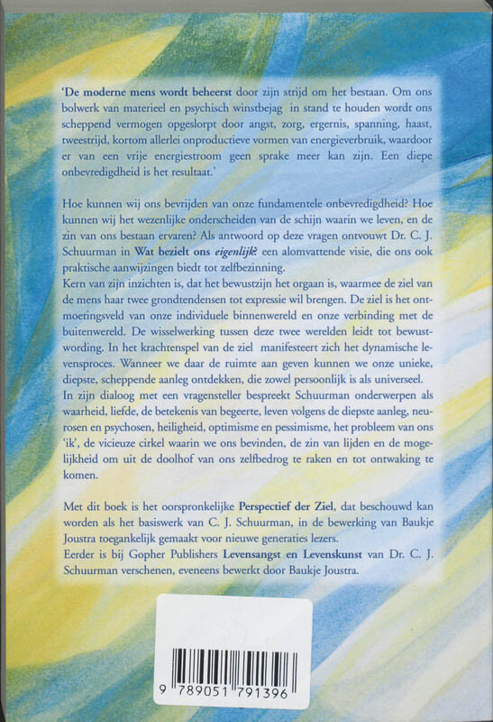 Wat bezielt ons eigenlijk? achterkant