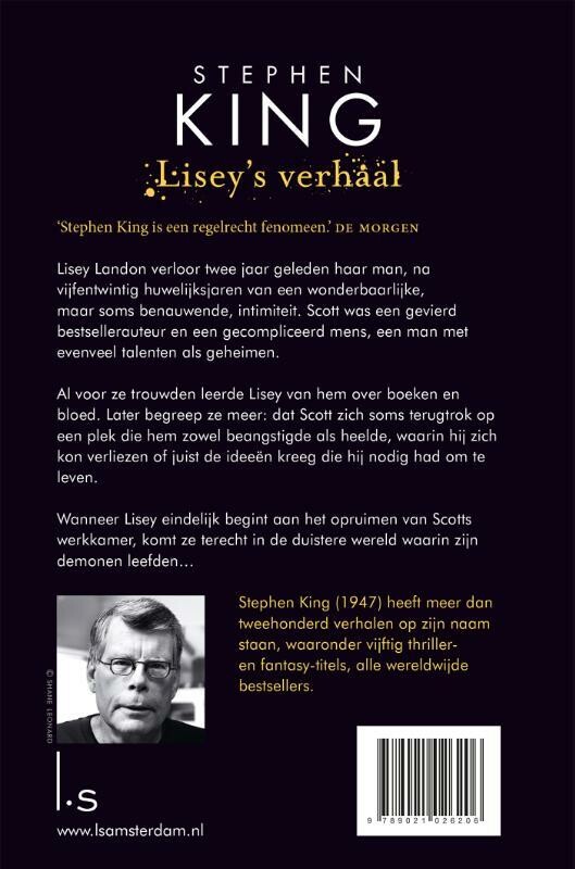 Lisey's verhaal achterkant