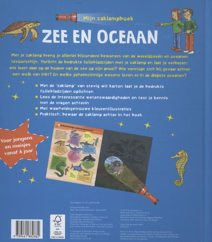 Mijn zaklampboek - Zee en oceaan achterkant