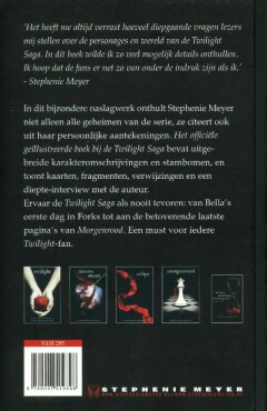 Officiële geïllustreerde boek bij de Twilight saga / Twilight achterkant