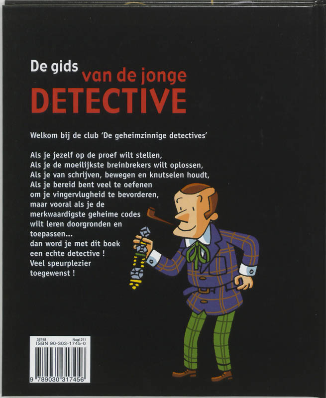 De gids van de jonge detective / Activiteitsboeken achterkant