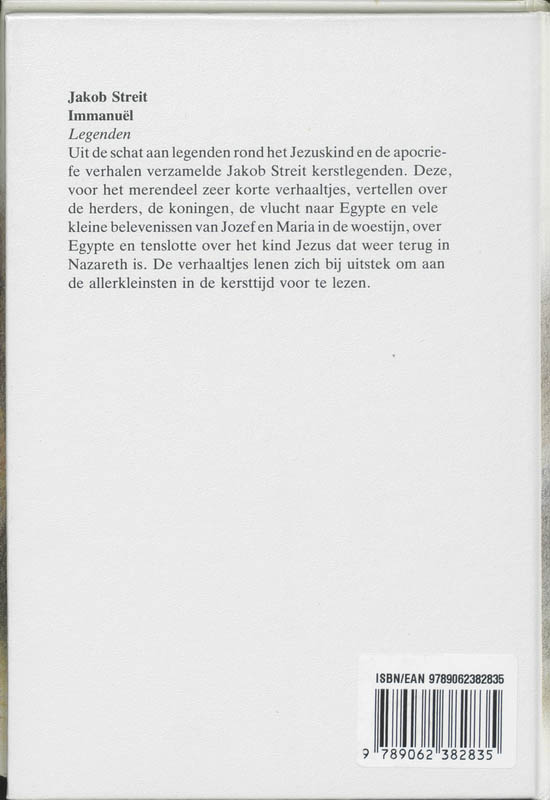 IMMANUEL LEGENDEN achterkant