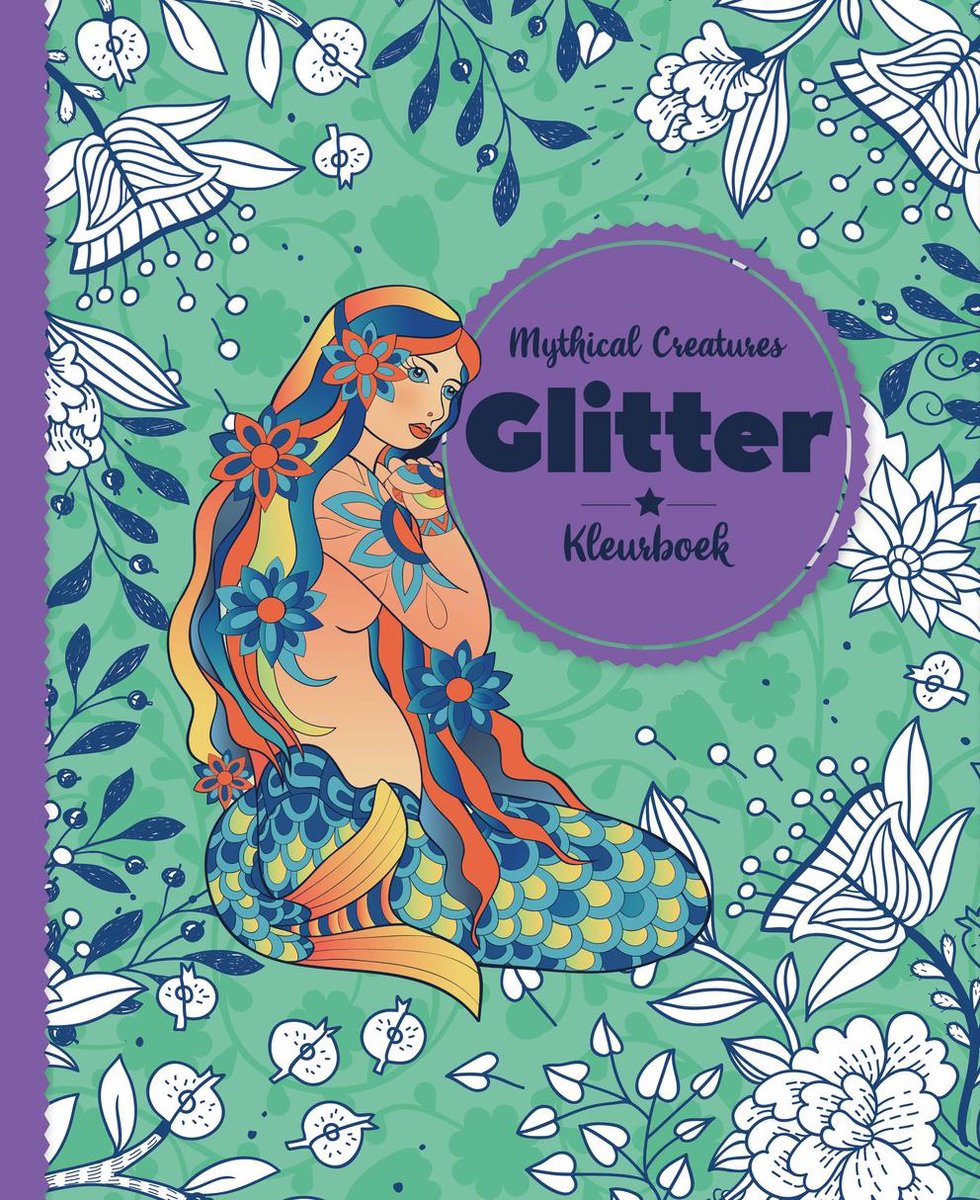 Glitterkleurboek - Mythical Creatures