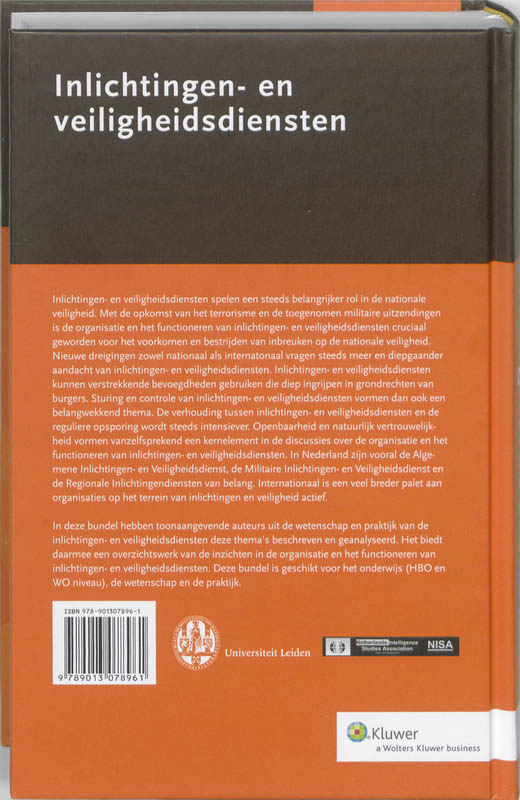 Inlichtingen & Veiligheidsdiensten achterkant