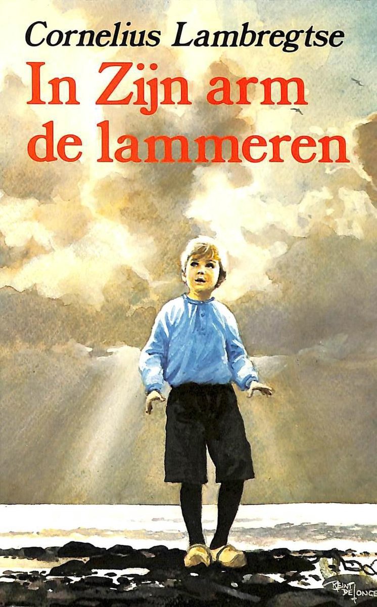 In zijn arm de lammeren