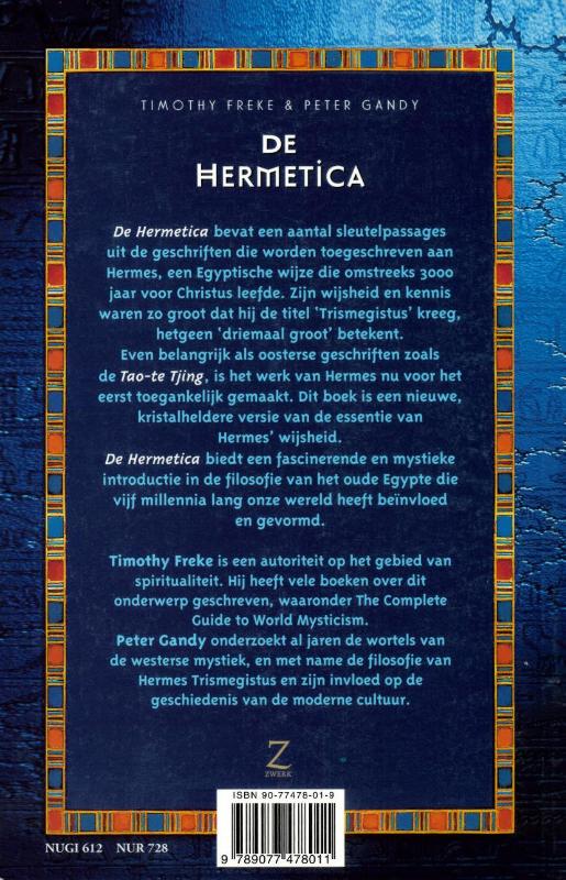De hermetica achterkant