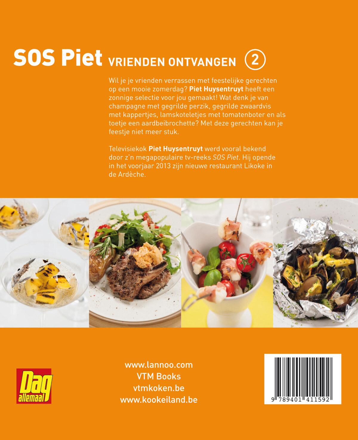 De zomer van SOS Piet achterkant