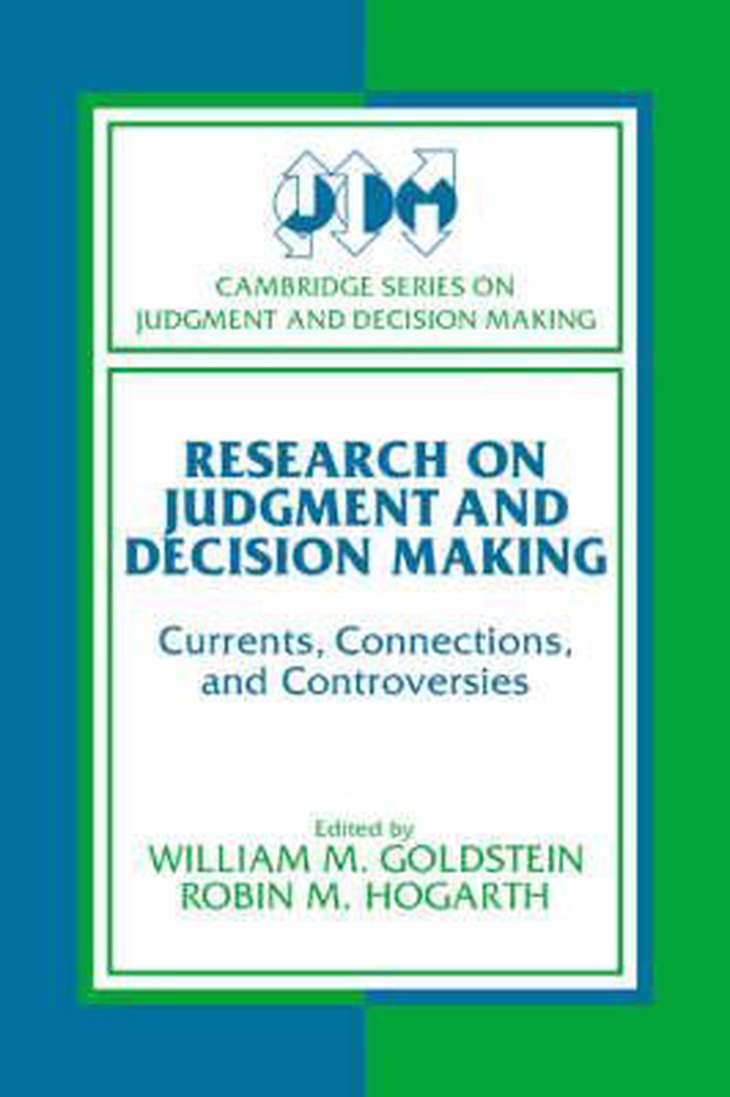 Research On Judgment And Decision Making