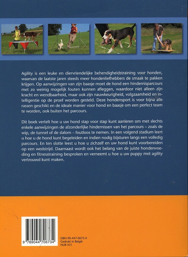 Behendigheidstraining van A tot Z - Agility achterkant