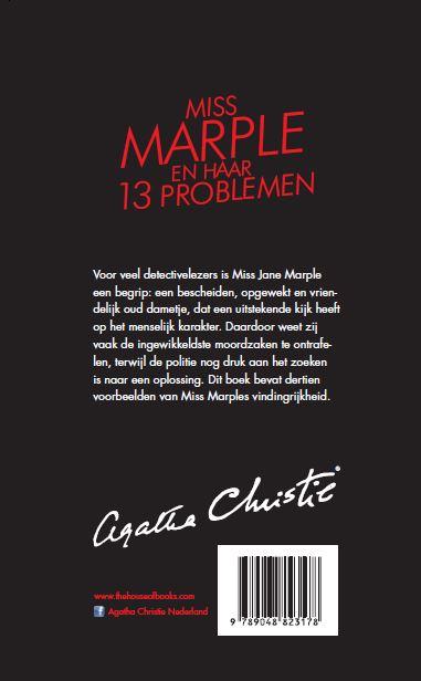 Miss Marple en haar 13 problemen / Miss Marple achterkant