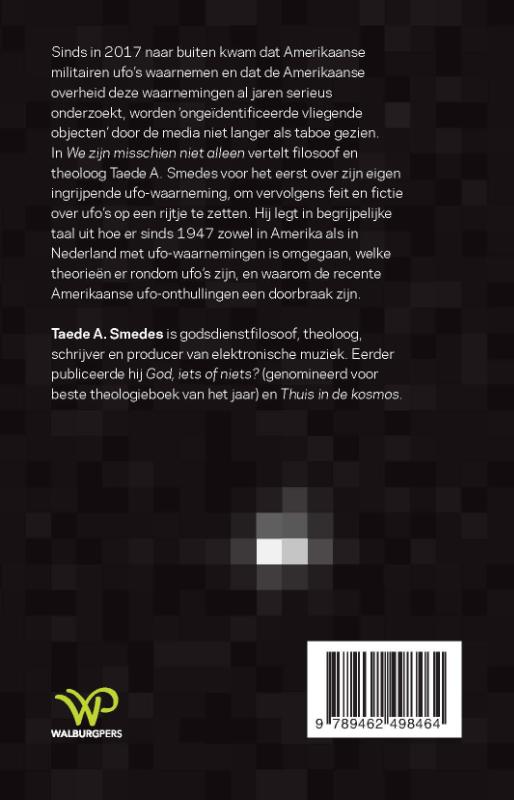 We zijn misschien niet alleen achterkant