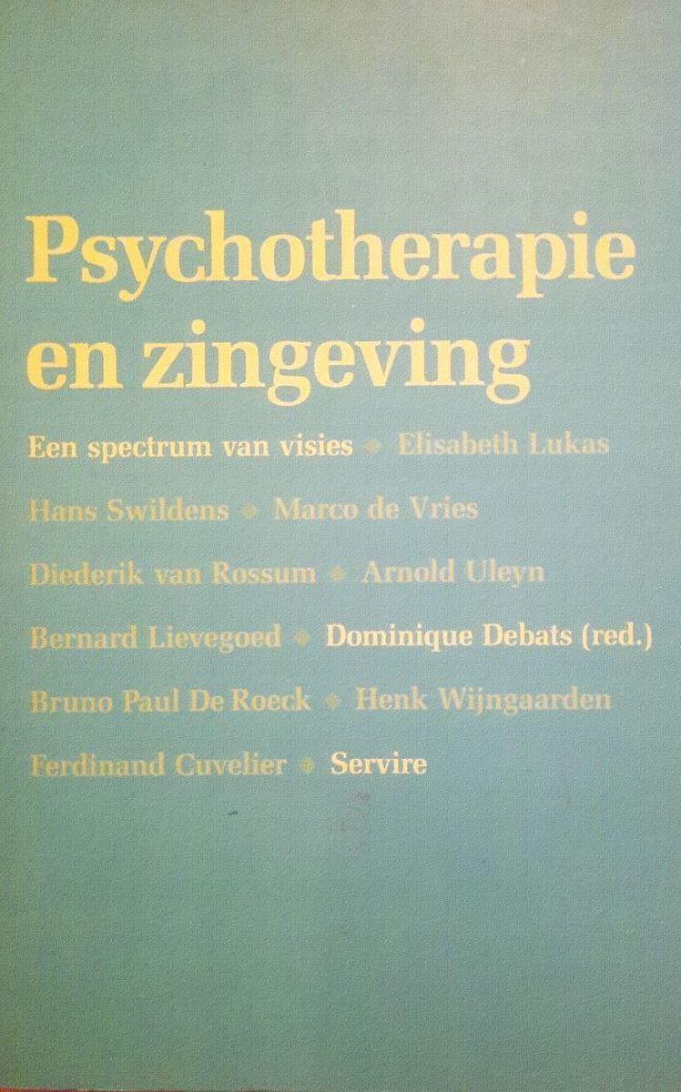 Psychotherapie en zingeving