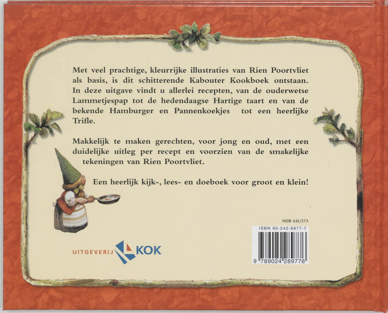 Het Kabouter kookboek achterkant