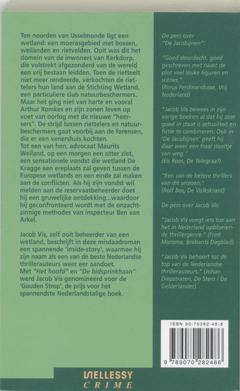 Wetland / Ellessy crime achterkant